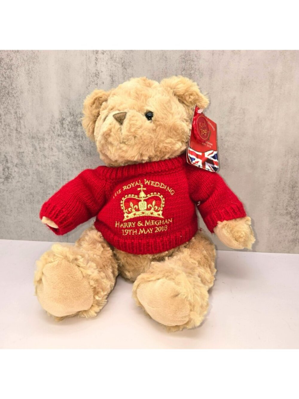 Harry & Meghan Royal Wedding Teddy Bear 2018 Keel Toys Collectible Plush VL5193 - Picture 2 of 7